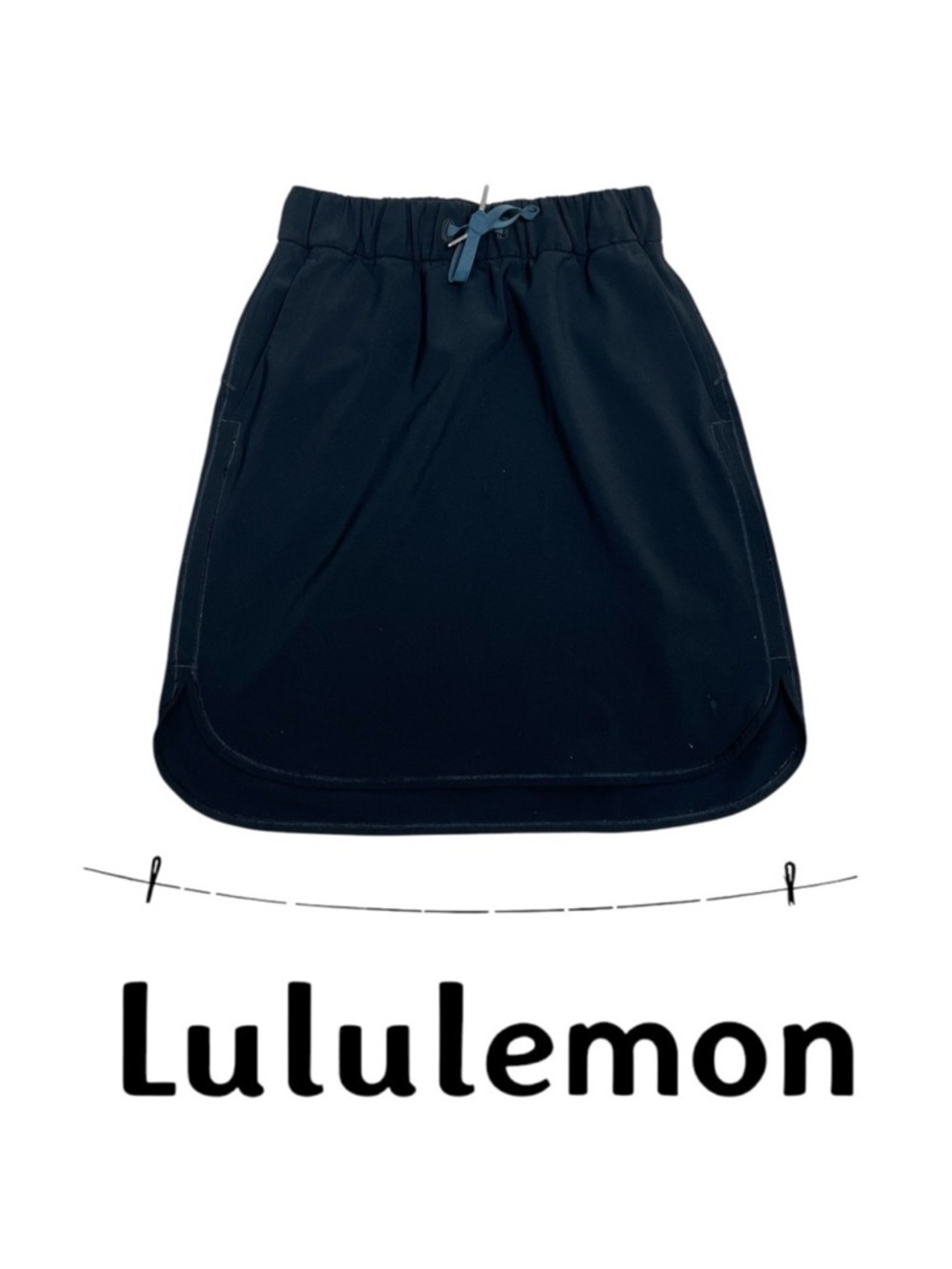 Lululemon On The Fly Skirt 21" Black Size 4 Style Number: W8897S